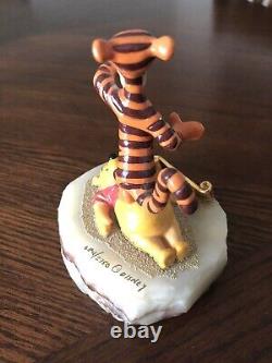 Ron Lee Disney Pooh Avec Sculpture Tigger Signé Et Numéroté 1993 Retraité