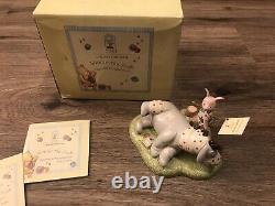 Royal Doulton Winnie Le Pooh Figurine Eeyore & Piglet Premiers Secours Amisen Boîte