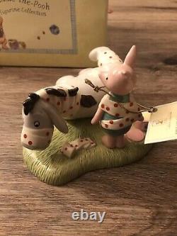 Royal Doulton Winnie Le Pooh Figurine Eeyore & Piglet Premiers Secours Amisen Boîte