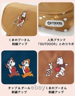 Sac À Épaule Outdoor Collaboration Winnie Le Pooh Disney Japon Nouveau Sac Brun