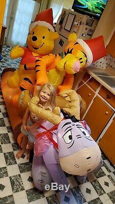 Sautoir À Bûches Disney Winnie The Pooh Tigger Gonflable Noël De Gemmy