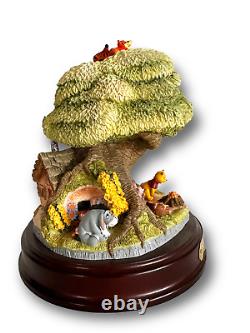Scarce Disney Collectionnable Fraser Design Pooh's Tree House Par Ian Fraser