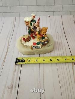 Sculpture Disney Ron Lee Winnie l'Ourson Porcinet Lettres au Père Noël 550/1500