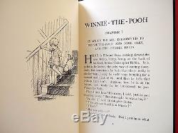 Série Complète Winnie-the-pooh First Edition Facsimiles A. A. Milne Avec Des Vestes Anti-poussière