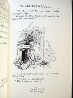 Série Complète Winnie-the-pooh First Edition Facsimiles A. A. Milne Avec Des Vestes Anti-poussière