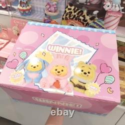 Set complet de 9 peluches MINISO Winnie l’Ourson Naughty Party en boîte surprise, kit artistique, neuf
