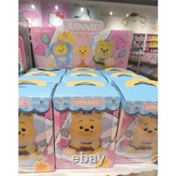 Set complet de 9 peluches MINISO Winnie l’Ourson Naughty Party en boîte surprise, kit artistique, neuf