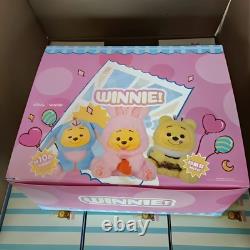Set complet de 9 peluches MINISO Winnie l’Ourson Naughty Party en boîte surprise, kit artistique, neuf