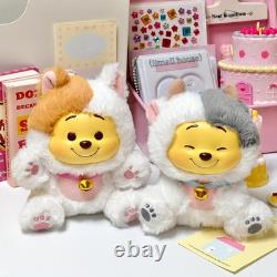 Set complet de 9 peluches MINISO Winnie l’Ourson Naughty Party en boîte surprise, kit artistique, neuf