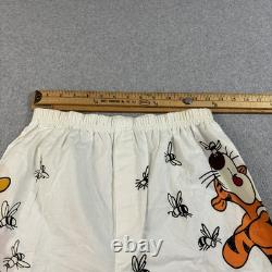 Short vintage Disney Store Winnie l’Ourson taille M blanc boxer Tigrou années 90 USA