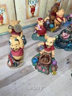 Simplement Pooh Figurines Lot De 21 Porcelet Tigger Eeyore Trop Collectable Rare