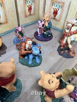 Simplement Pooh Figurines Lot De 21 Porcelet Tigger Eeyore Trop Collectable Rare