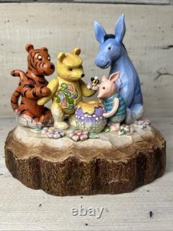 Statue Jim Shore Winnie l'Ourson 'Toi, Moi et le Petit Miel' 4037502 Tradition Disney