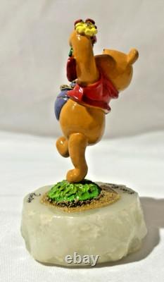 Statue de Saint-Valentin Ron Lee Disney Winnie l'Ourson Merci Amour Pooh 1999 #8/1500