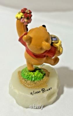 Statue de Saint-Valentin Ron Lee Disney Winnie l'Ourson Merci Amour Pooh 1999 #8/1500