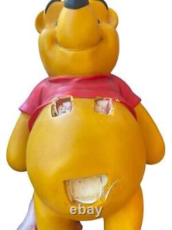 Statue géante rare Disney Winnie l'ourson et Tigrou