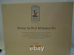 Steiff Classic Winnie The Pooh Miniature Set Le 2002-tigger, Eeyore Et Porcelet