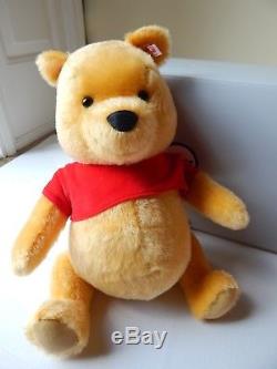 Steiff Winnie The Pooh Teddy Bear Édition Limitée 16,5 Pouces # 683213