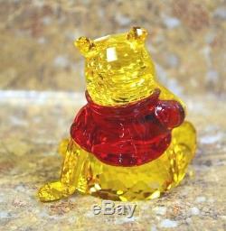 Swarovski 1142889 Winnie L'ourson Et Figurine En Cristal De Pals Avec Pot De Miel