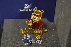 Swarovski Colorisé Winnie Le Pooh & Hunny Pot Mib 2012 Disney Classic 1142889