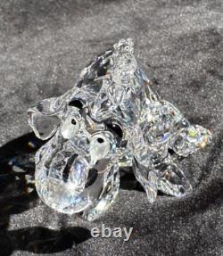 Swarovski Disney Winnie L'Ourson Bourriquet Porcinet Pot de Miel Figurine en Cristal Couleur