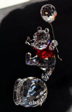 Swarovski Disney Winnie L'Ourson Bourriquet Porcinet Pot de Miel Figurine en Cristal Couleur