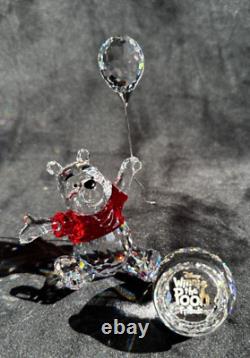 Swarovski Disney Winnie L'Ourson Bourriquet Porcinet Pot de Miel Figurine en Cristal Couleur