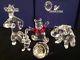 Swarovski Disney Winnie L'ourson 5pc Crystal Figurine Set Tigger Eeyore Porcinet