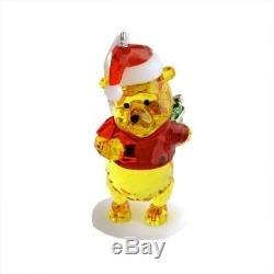 Swarovski Disney Winnie L'ourson Ornement D'arbre De Noël 5030561 Nouveau Dans La Boîte-cadeau