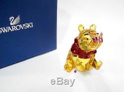 Swarovski Winnie L'ourson Avec Papillon Disney Crystal Figure Authentique 5282928