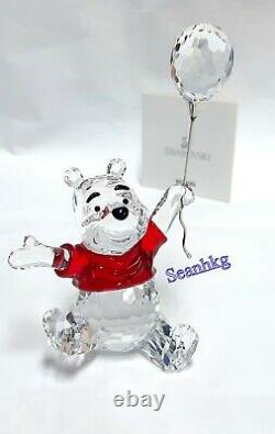 Swarovski Winnie L’ourson Disney Bear Balloon Red/clear Crystal Authentic 905768