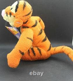 T.n.-o. Vintage Disney Applaudit Winnie The Pooh 43633 Tigger Bean Bag Plush Doll Nouveau