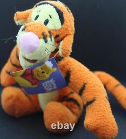 T.n.-o. Vintage Disney Applaudit Winnie The Pooh 43633 Tigger Bean Bag Plush Doll Nouveau