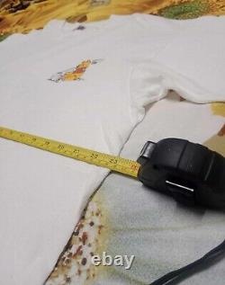 T-shirt blanc Vintage Winnie l'ourson Grateful Dead taille XL à couture unique