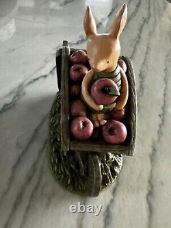 Tirelire en céramique de cochonnet figurine vintage du personnage de Winnie l'ourson