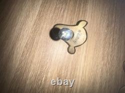 Tirettes en laiton vintage Disney Tigger et Porcinet lot neuf avec étiquettes
