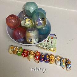 Tomy Disney Winnie Le Pooh Peek-a-pooh Zodiac Collection Dangler Full Set