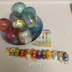 Tomy Disney Winnie Le Pooh Peek-a-pooh Zodiac Collection Dangler Full Set