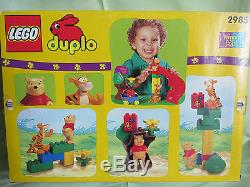 Tout Nouveau Dans La Boîte Lego Duplo Winnie L'ourson Slide Glissante De Tigrou # 2985 Rare