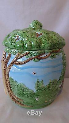 Treasure Craft Walt Disney Classique Winnie L'ourson Sculpté Cookie Jar Mib # H182