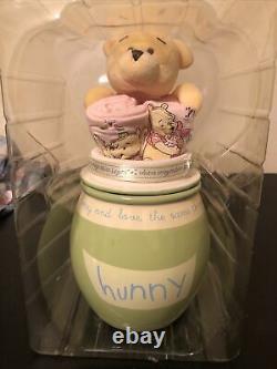 Ultra Rare Sears Winnie The Pooh Cookie Jar Gift Set Non Utilisé Open Box