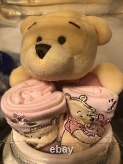 Ultra Rare Sears Winnie The Pooh Cookie Jar Gift Set Non Utilisé Open Box