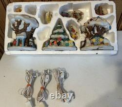 VTG Disney Winnie l'Ourson Noël dans les 100 Acres Original Box À LIRE