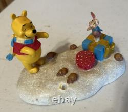 VTG Disney Winnie l'Ourson Noël dans les 100 Acres Original Box À LIRE