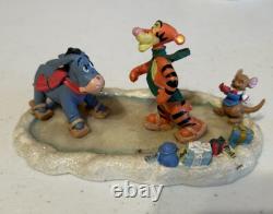 VTG Disney Winnie l'Ourson Noël dans les 100 Acres Original Box À LIRE