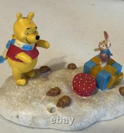 VTG Disney Winnie l'Ourson Noël dans les 100 Acres Original Box À LIRE