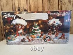 VTG Disney Winnie l'Ourson Noël dans les 100 Acres Original Box À LIRE