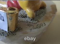 VTG Sculpture Winnie l'Ourson et Tigrou Ron Lee Signée et Datée 1993 #722/2750