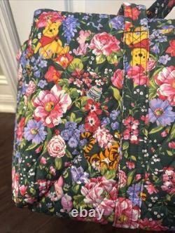 Vera Bradley & Disney WINNIE THE POOH PRINTEMPS Grand Sac de Voyage Original EXACT