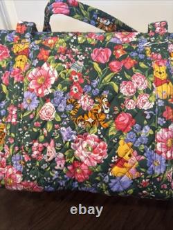 Vera Bradley & Disney WINNIE THE POOH PRINTEMPS Grand Sac de Voyage Original EXACT